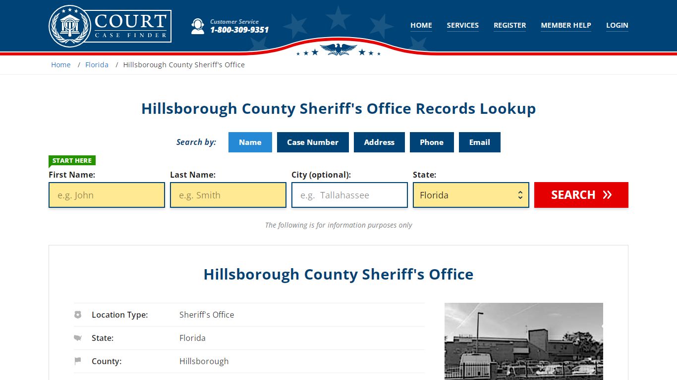Hillsborough County Sheriff's Office | Tampa, FL Public Records